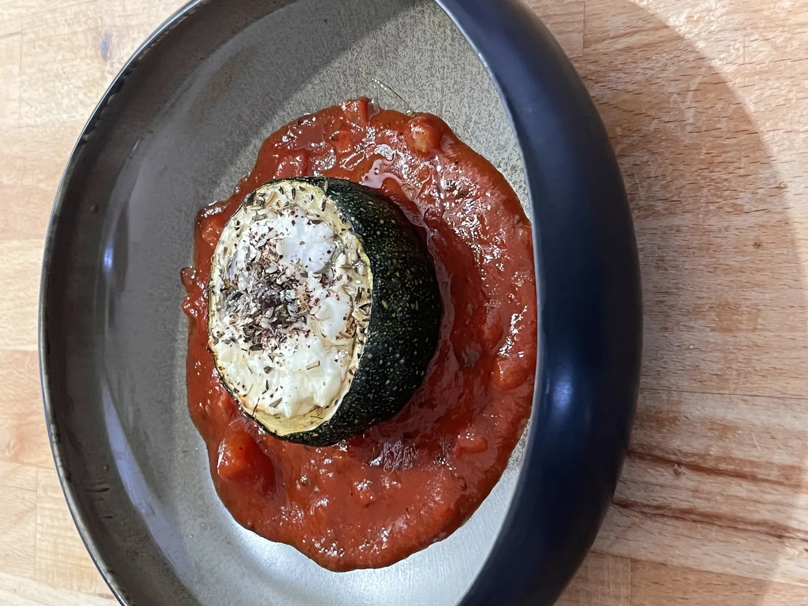 Courgettes au chèvre frais, recette minceur de Laurence