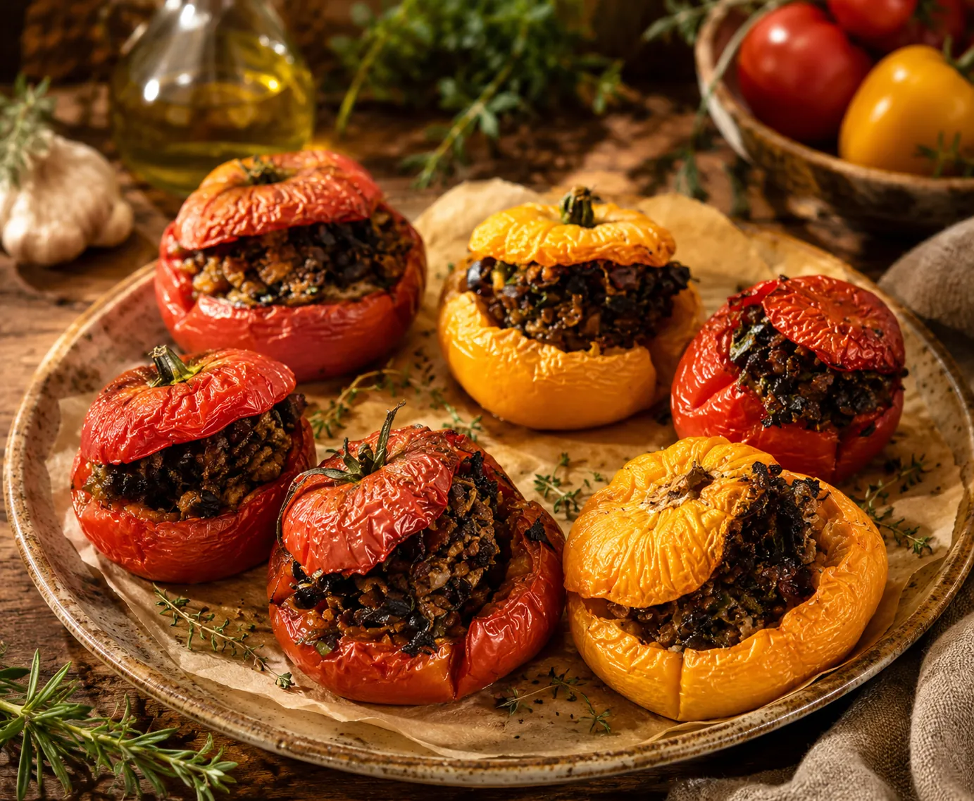 Les tomates farcies, photo de la recette
