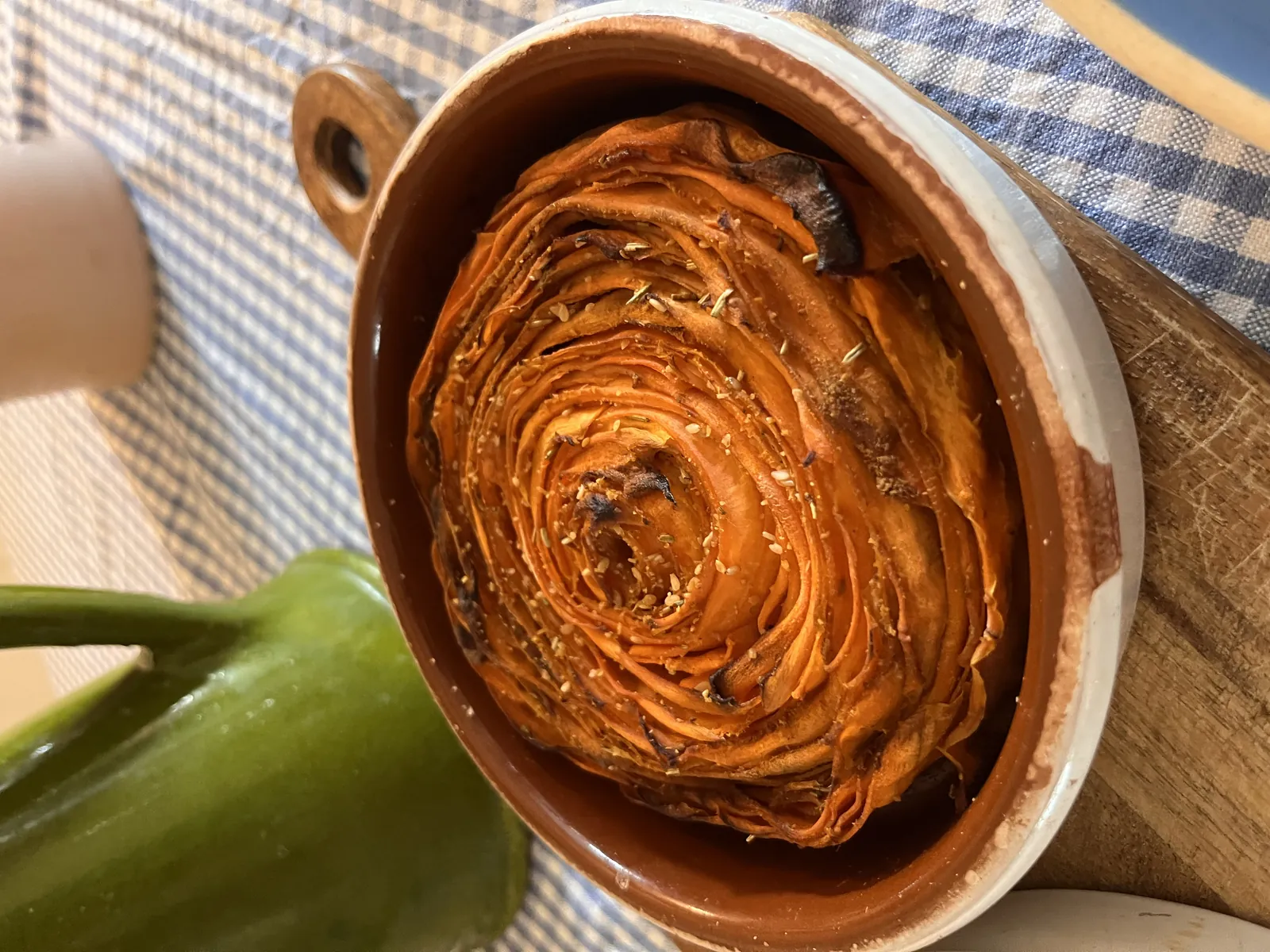 Tourbillon de carottes au four, photo de la recette