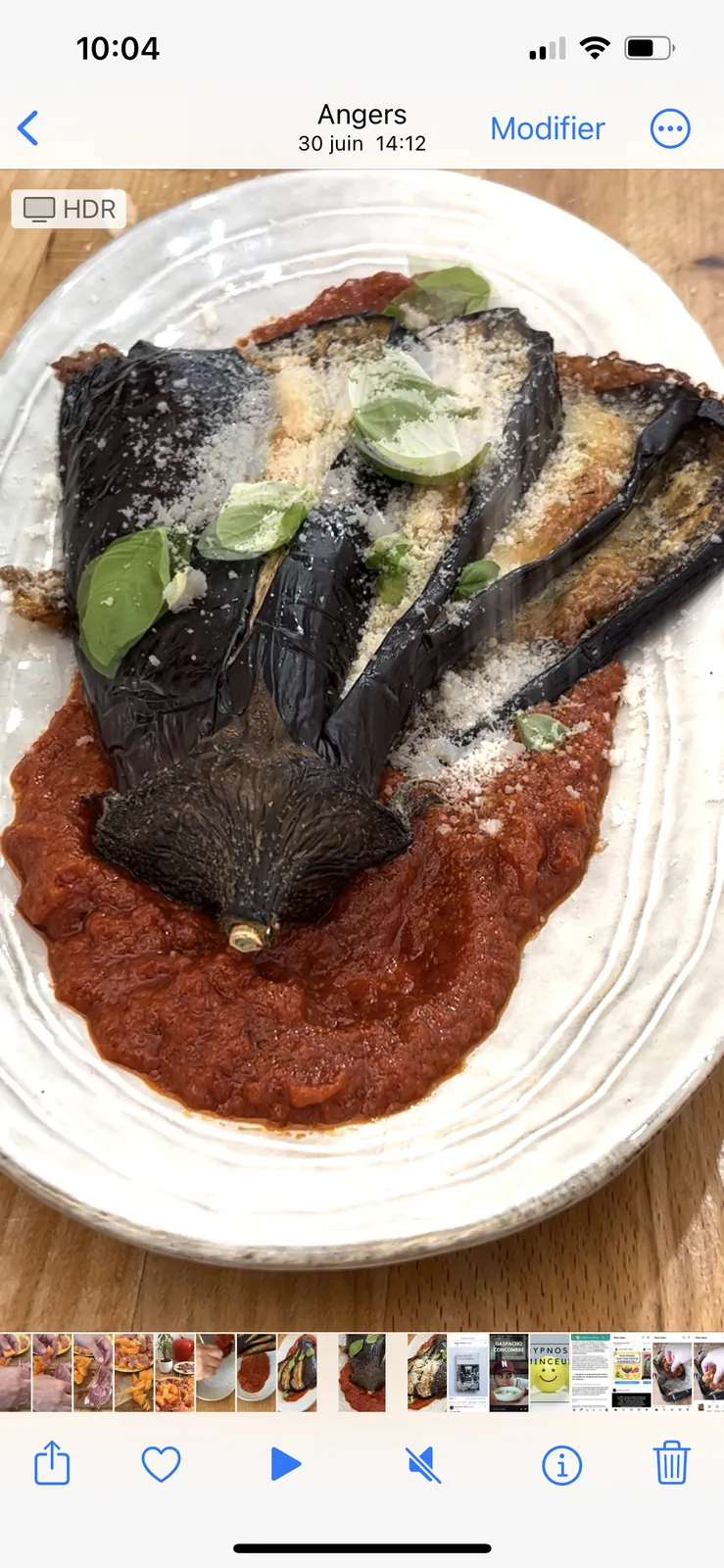 La Parmigiana à ma façon, recette minceur de Laurence