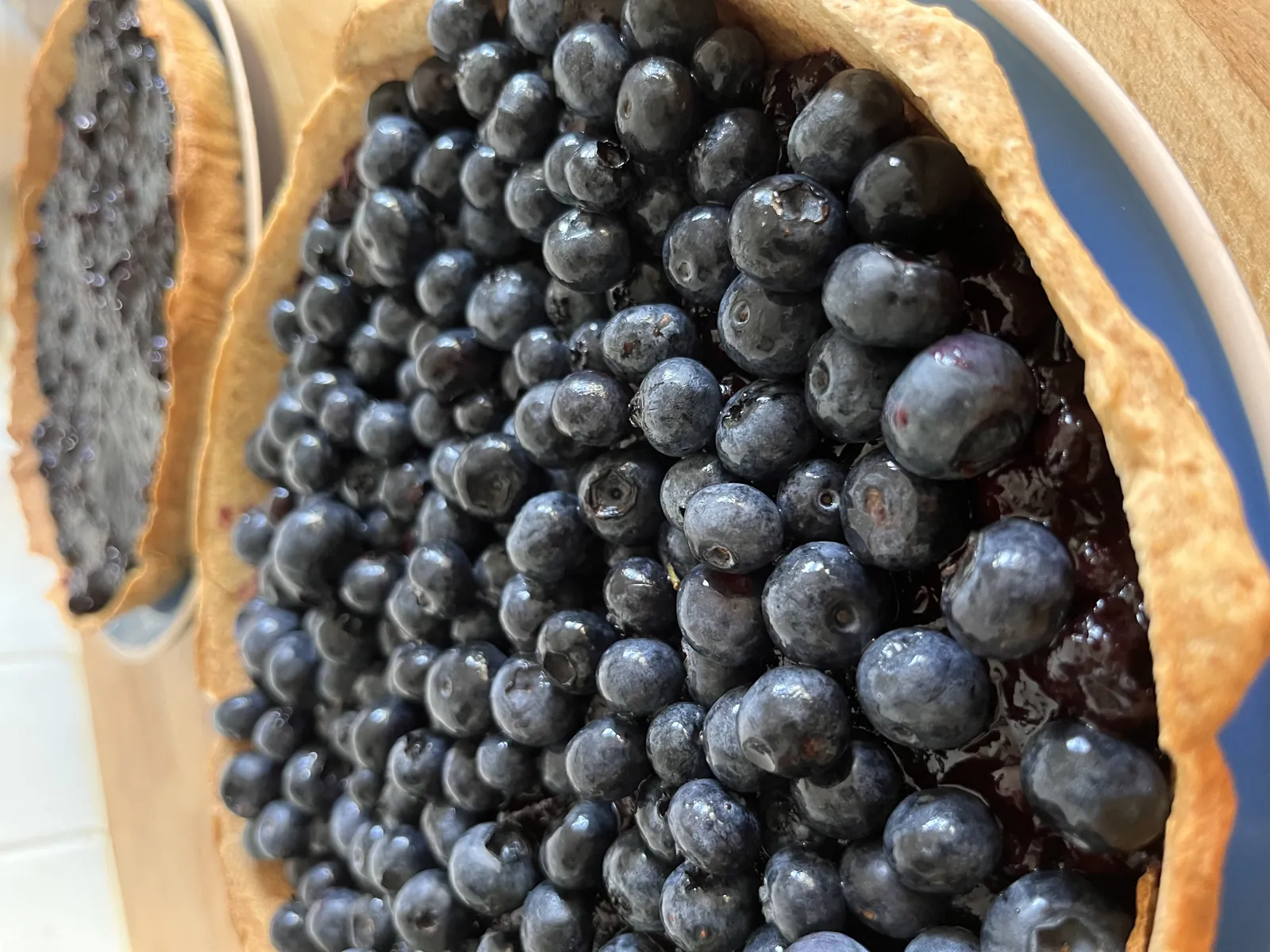 La tarte aux myrtilles, recette minceur de Laurence