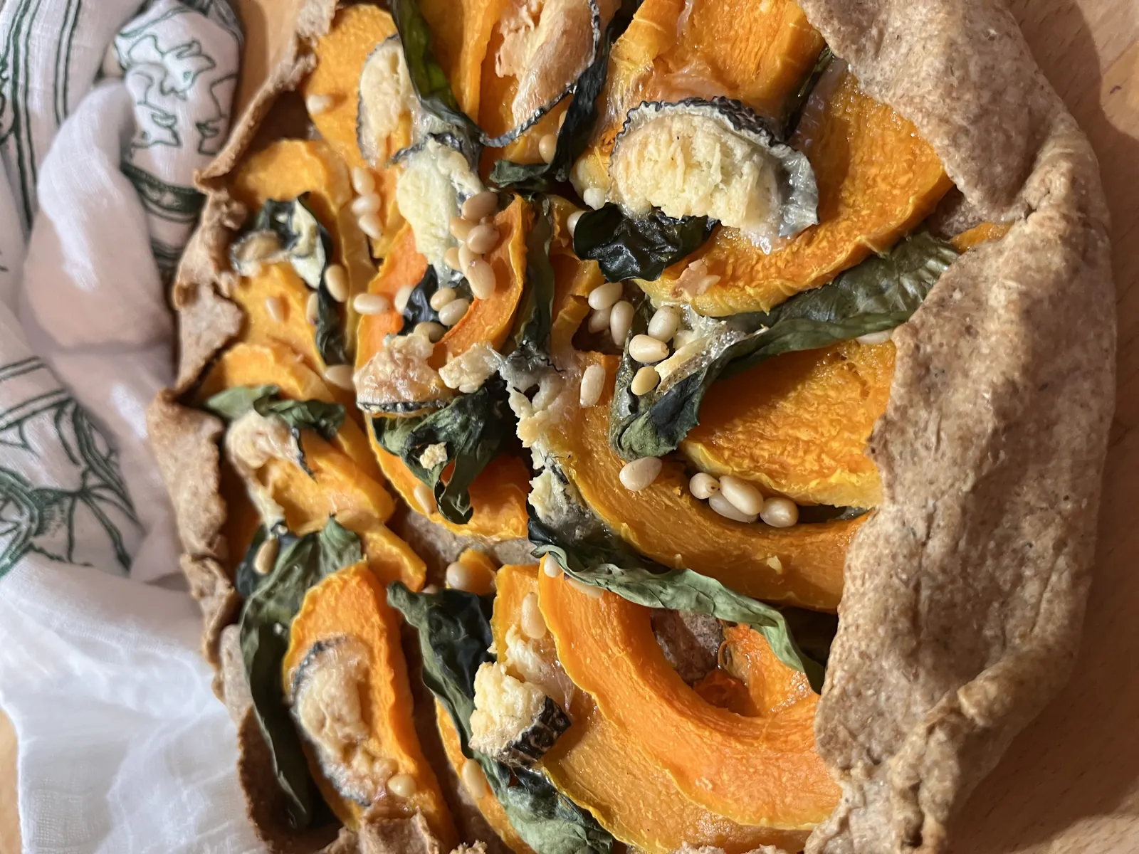 La tarte rustique d'automne, recette minceur de Laurence