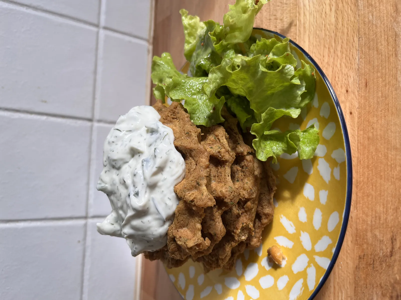 Les gaufres de pois chiches, recette minceur de Laurence