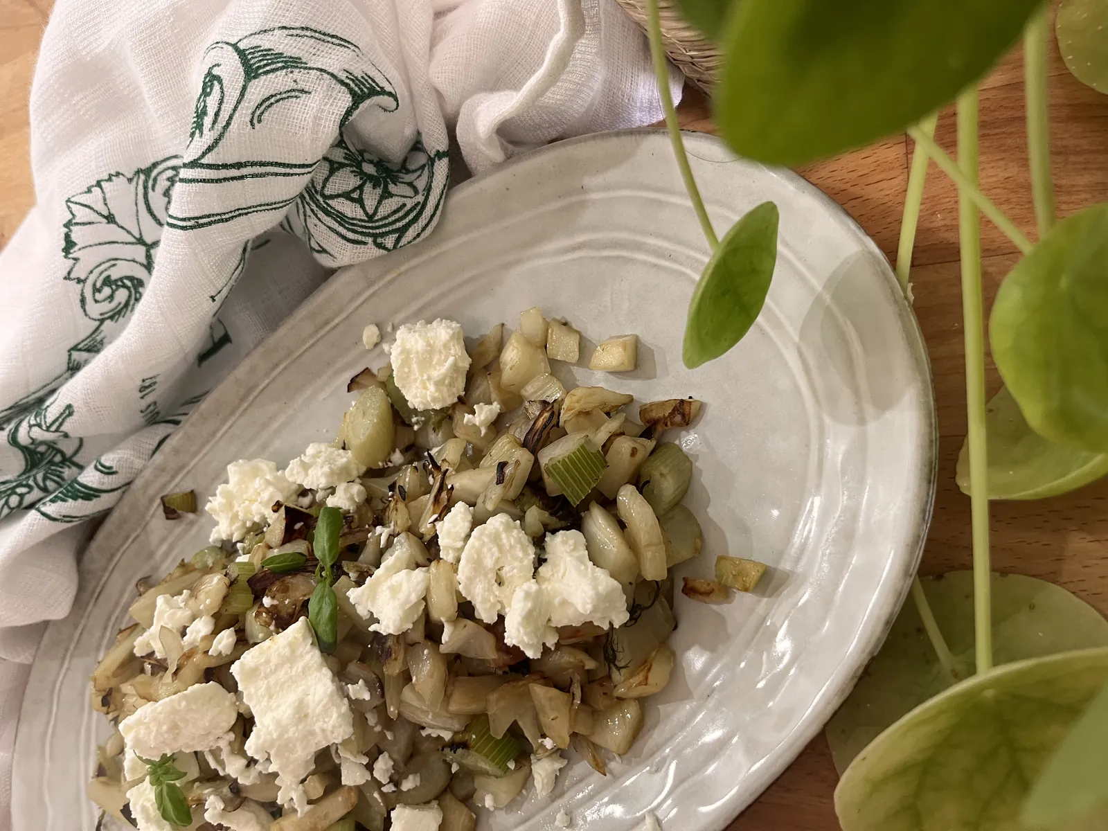 Poêlée de fenouil à la feta, recette minceur de Laurence