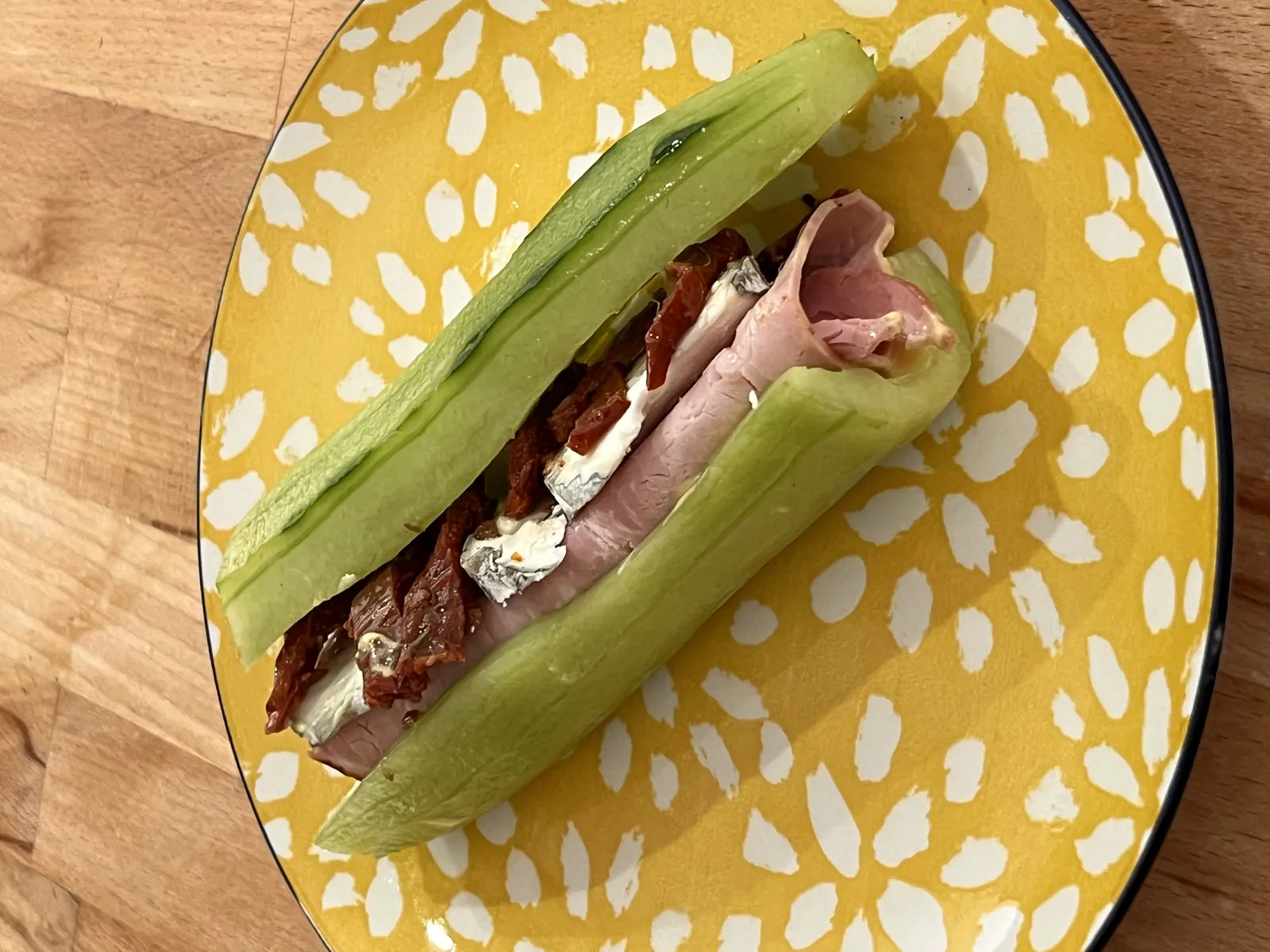 Sandwich de concombre, recette minceur de Laurence