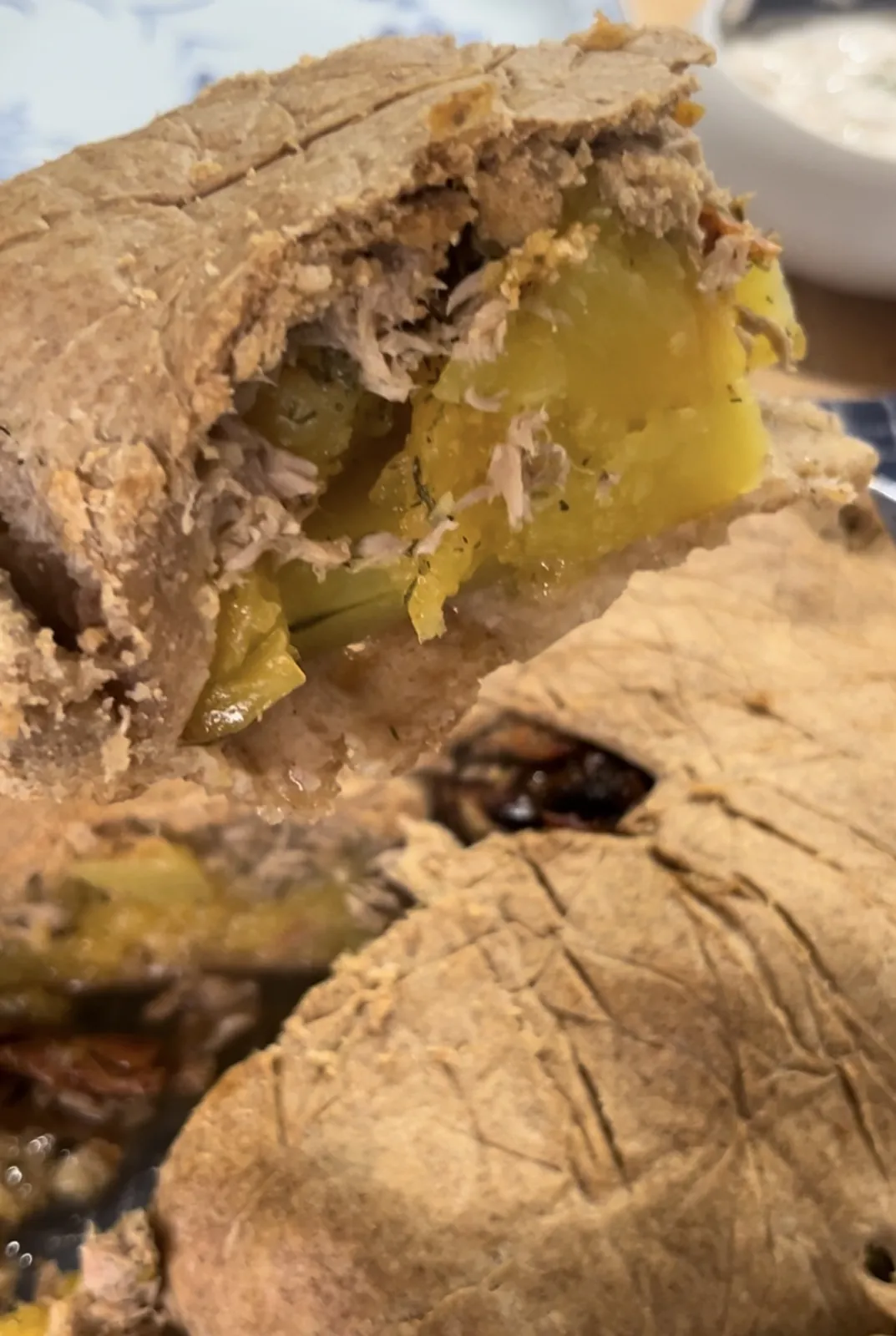Tourte de courge au thon, recette minceur de Laurence