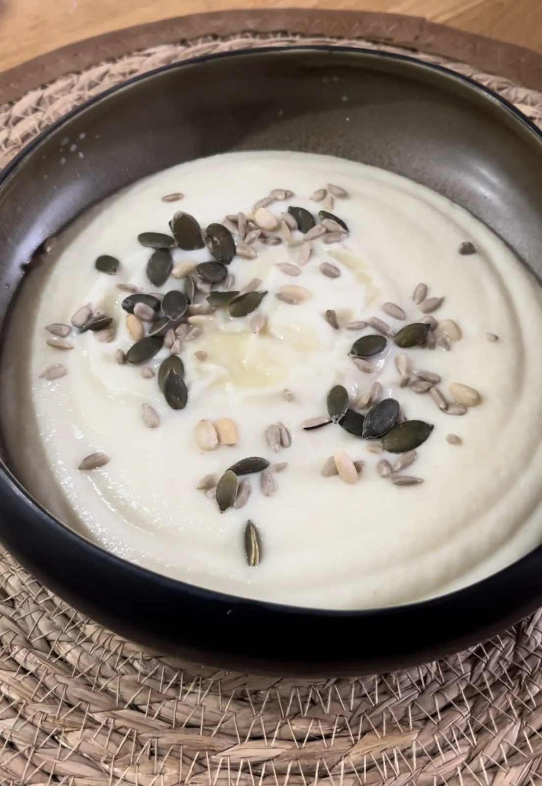 Le velouté de chou-fleur, recette minceur de Laurence